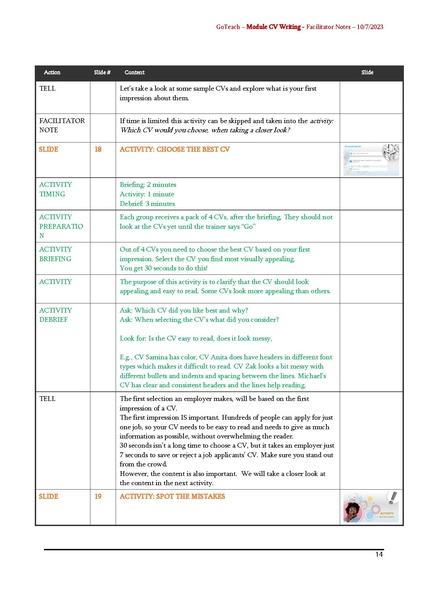 File:GoTeach CV WRITING SKILLS Facilitator Notes.pdf
