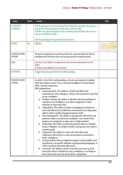 File:GoTeach CV WRITING SKILLS Facilitator Notes.pdf