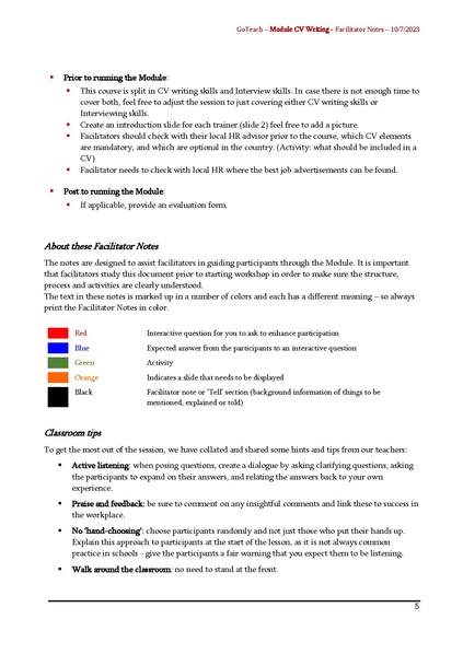 File:GoTeach CV WRITING SKILLS Facilitator Notes.pdf