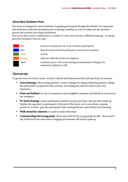 File:GoTeach INTERVIEW SKILLS Facilitator Notes.pdf