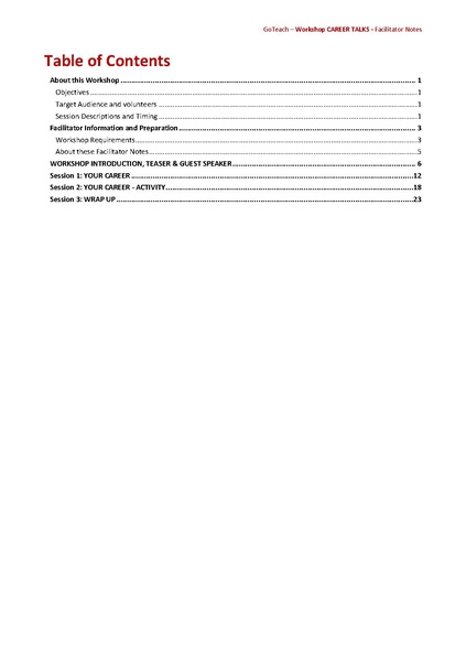 File:GoTeach CAREER TALKS Facilitator Notes.pdf